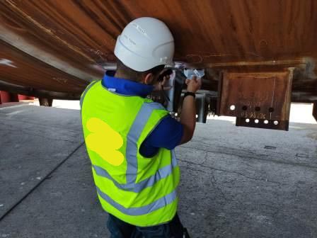 welding inspection on quench tower